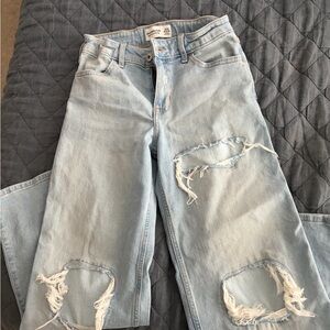 Abercrombie kids Light Blue Distressed Jeans